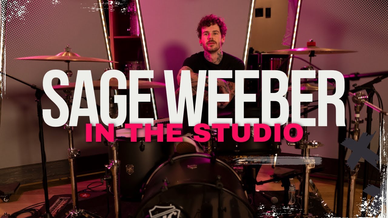 In the Studio with Sage Weeber with the Pathfinder Shell Pack by SJC *Drums only*
