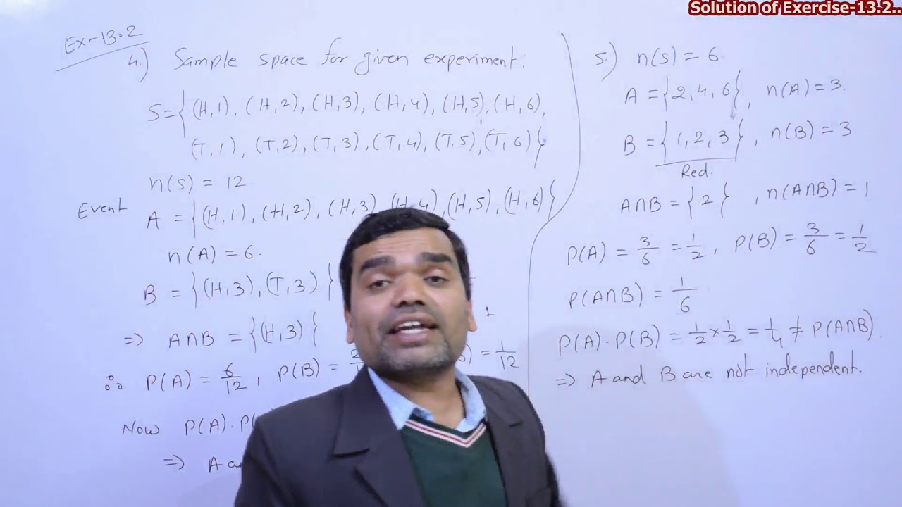 Probability - Solved Questions on Probability of Independent events in Hindi (Lecture-7)