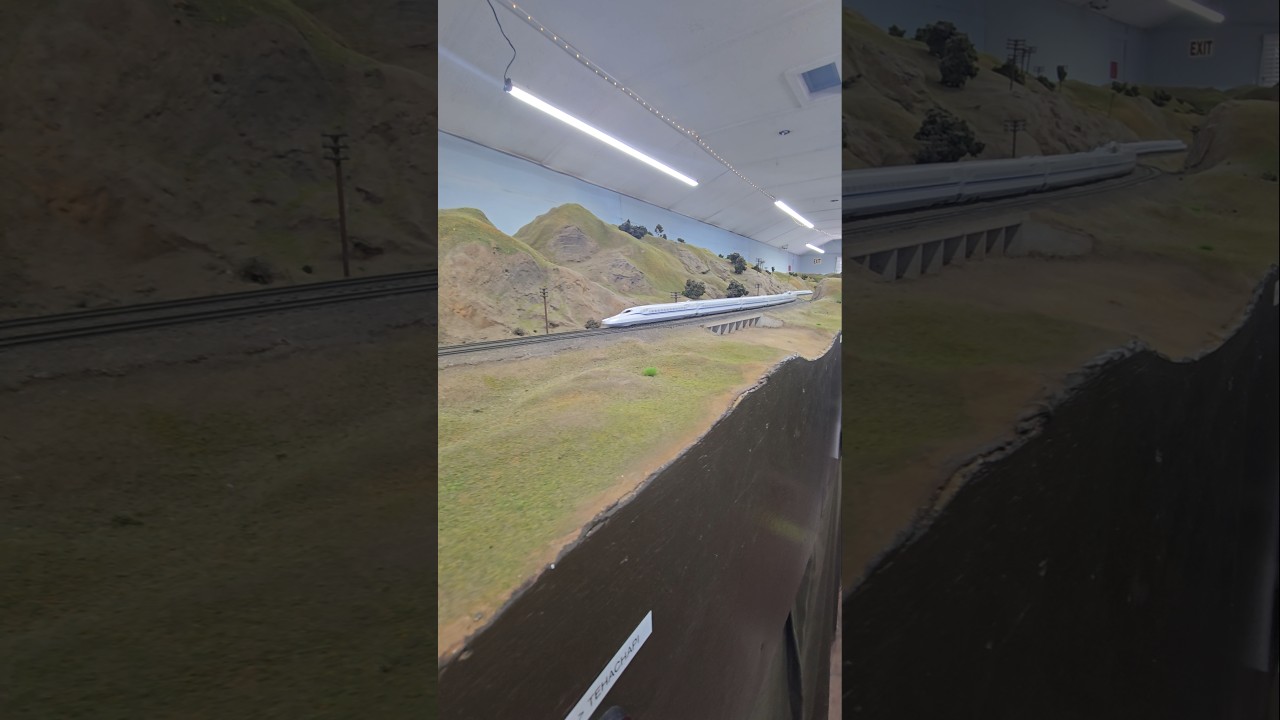 #NScale Kato #Shinkansen on the Belmont Shore Model #Railroad club layout. #trains #train
