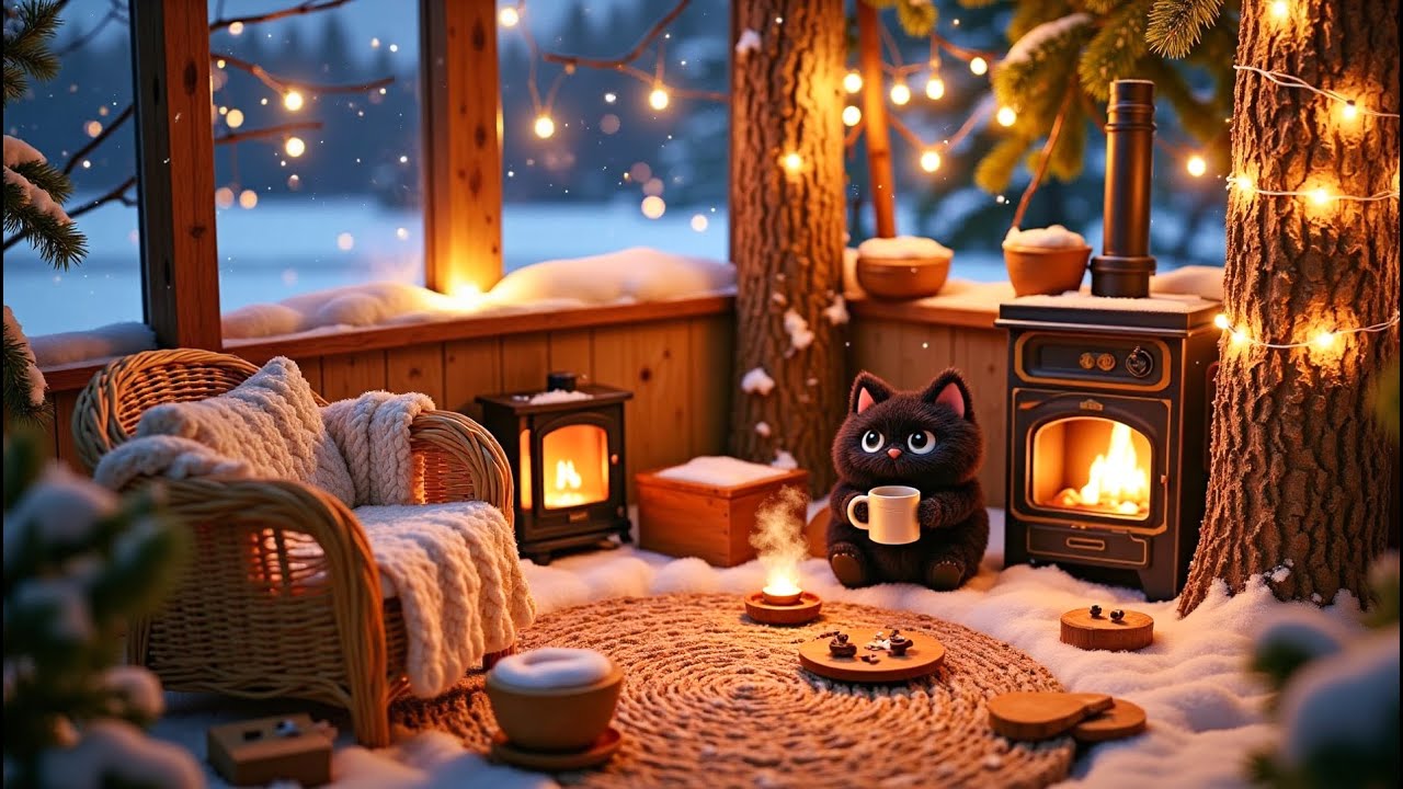 Cozy Winter Jazz Lofi ☕ Even the Coldest Season Prepares New Growth | Chill Beats to Focus