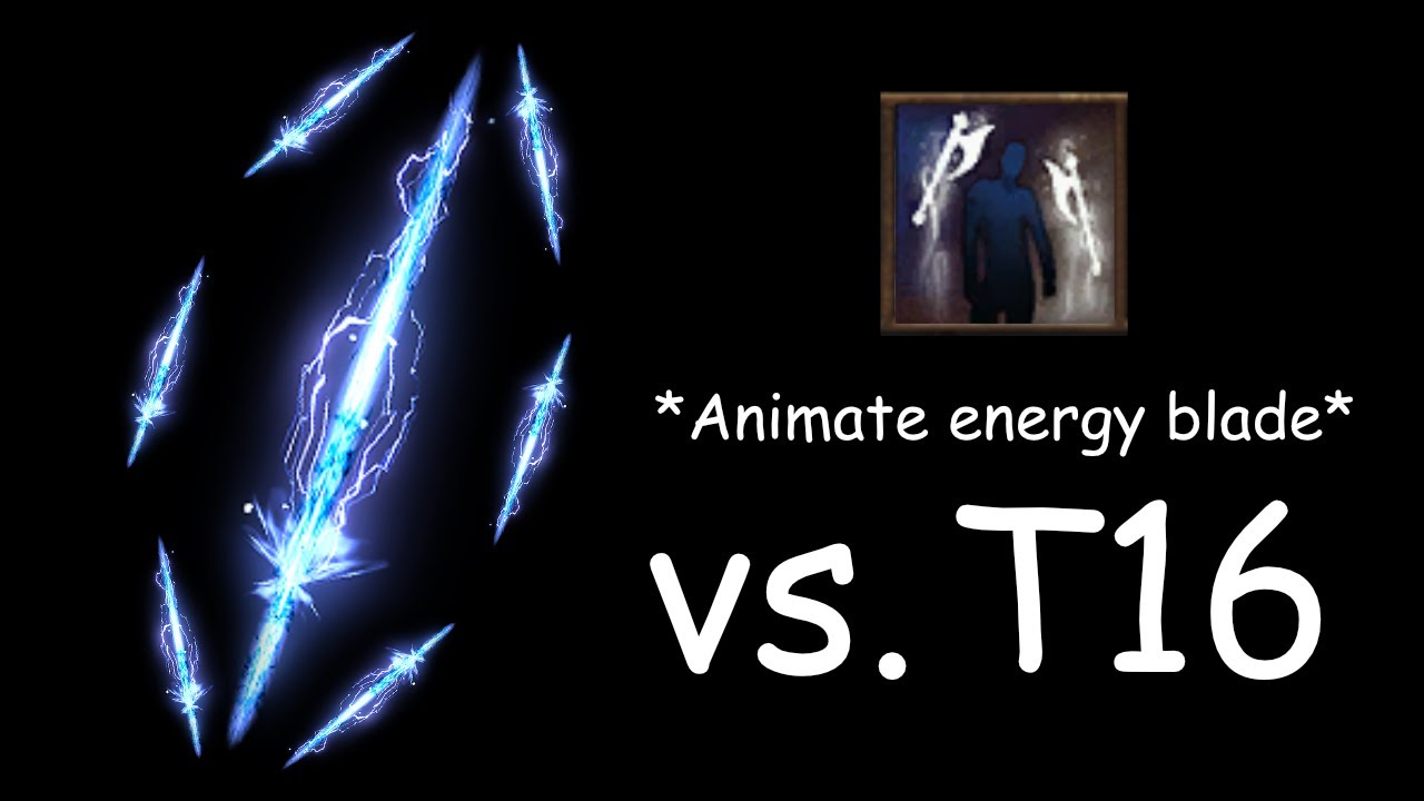 [Phrecia] Animate Weapon of Self Reflection + Energy Blade vs. T16