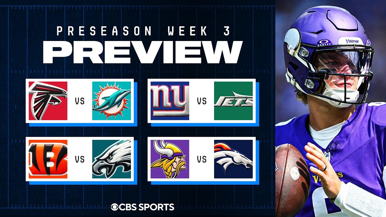 NFL Preseason Week 3 Friday Preview: Better option for Falcons, Tua Tagovailoa or Michael Penix Jr?