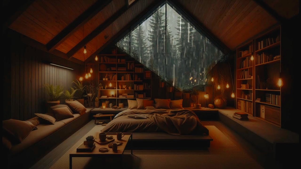 Ambient Rain Piano for Peaceful Night Sleep 🎶 Asmr for Sleeping 💤