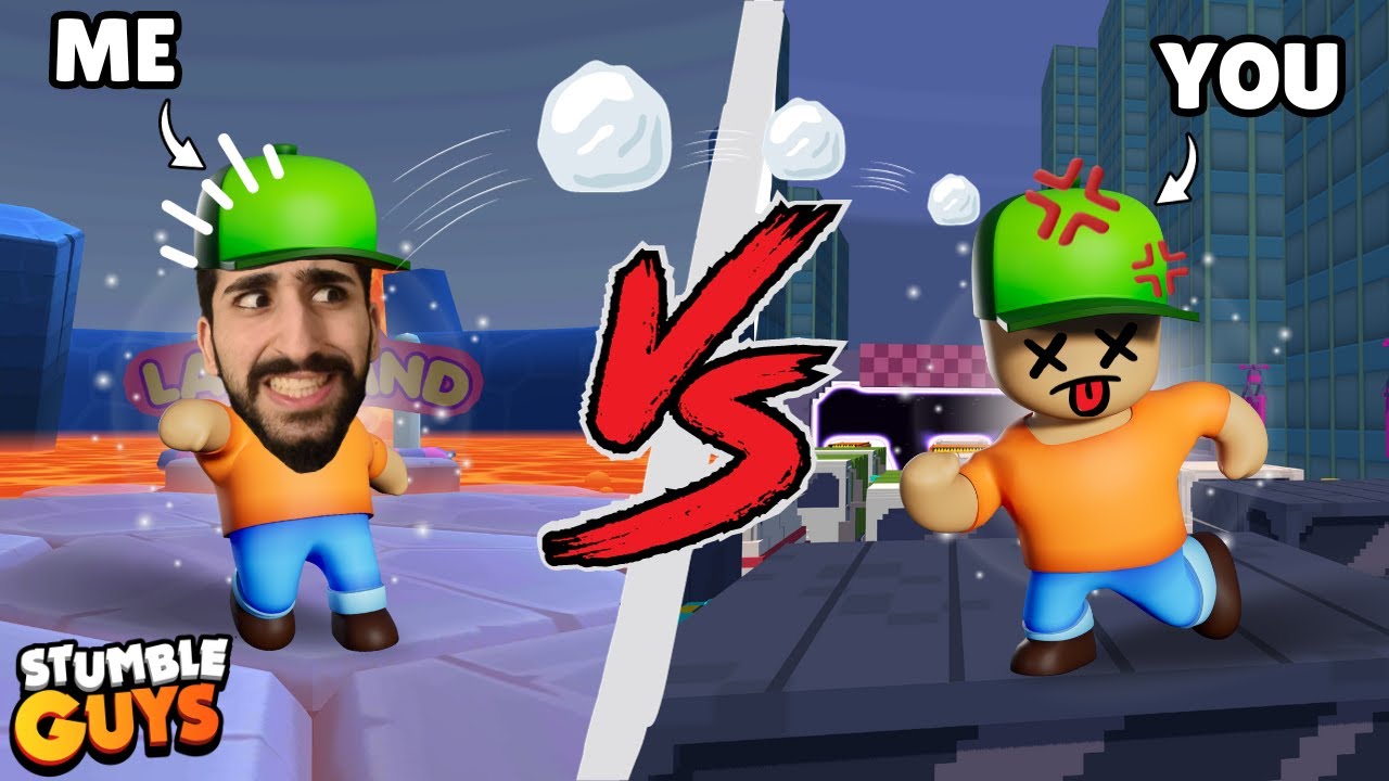 Ich spielte ein 1 vs 1 gegen die *BESTEN* Spieler in Stumble Guys [Sehr Schwer]