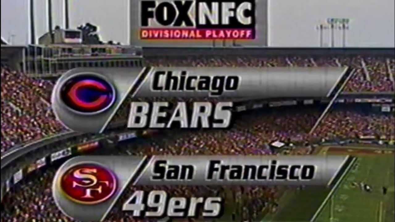 1994 NFC Playoffs Bears vs 49ers Highlights (Fox intro)