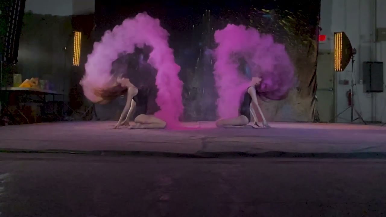 Color Powder with Dancers