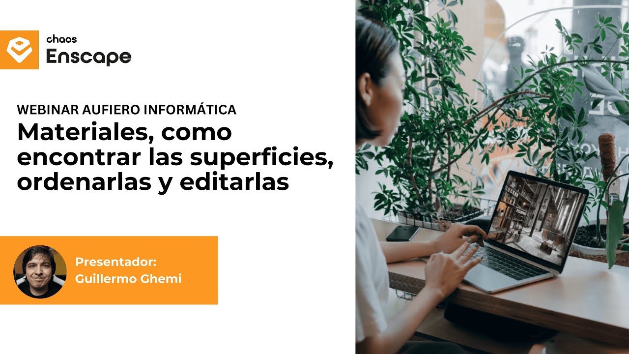 Materiales en Enscape: como encontrar las superficies, ordenarlas y editarlas