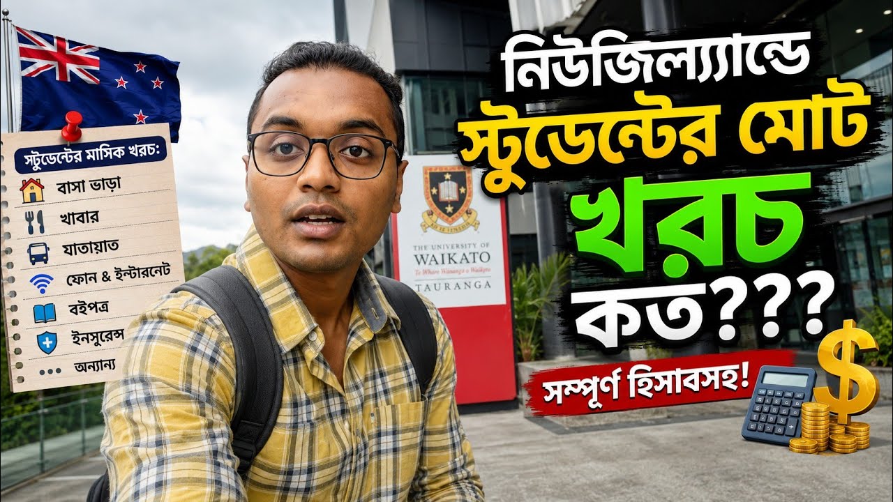 নিউজিল্যান্ডে পড়াশোনা করতে কত টাকা লাগে???