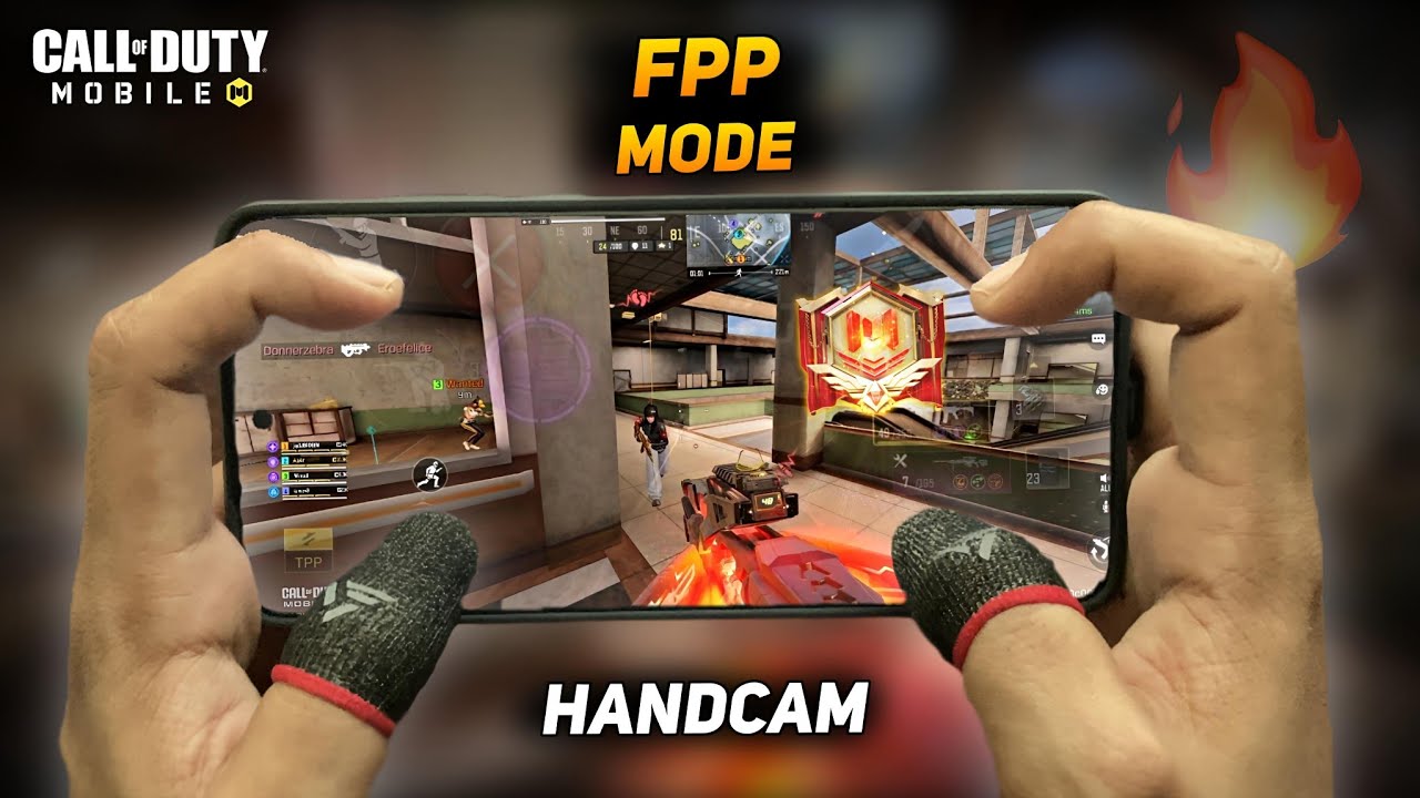 I PLAYED FIRST PERSON MODE FOR THE FIRST TIME IN COD MOBILE BATTLE ROYALE