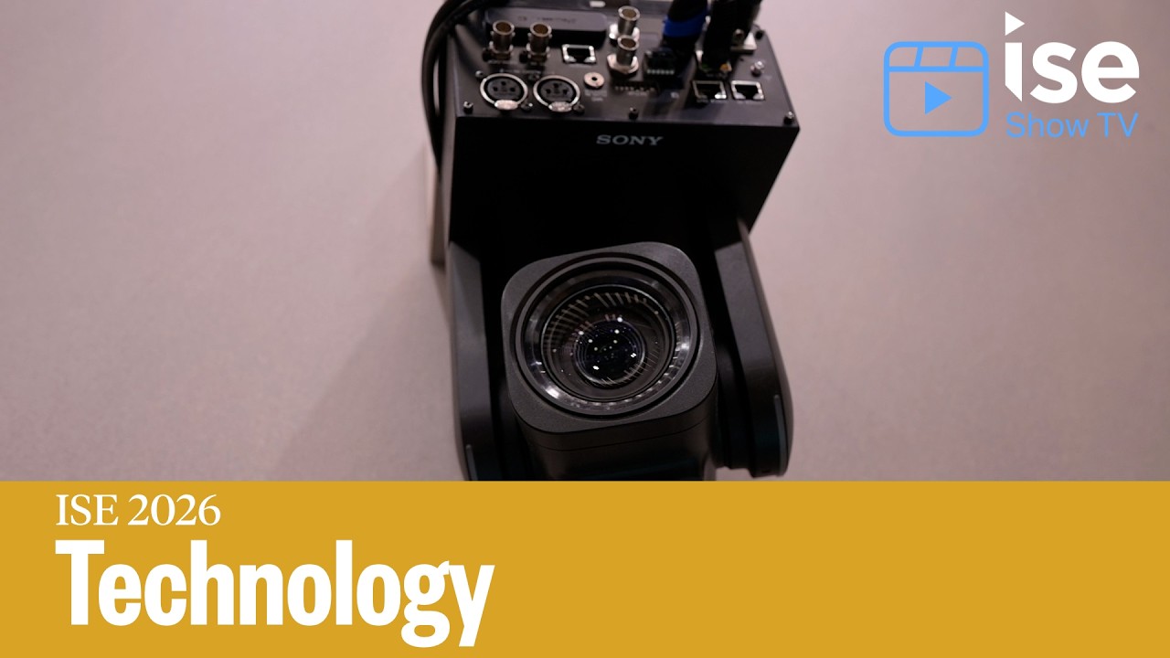 Sony AI Auto-Frame tech | Tech demo | ISE 2026