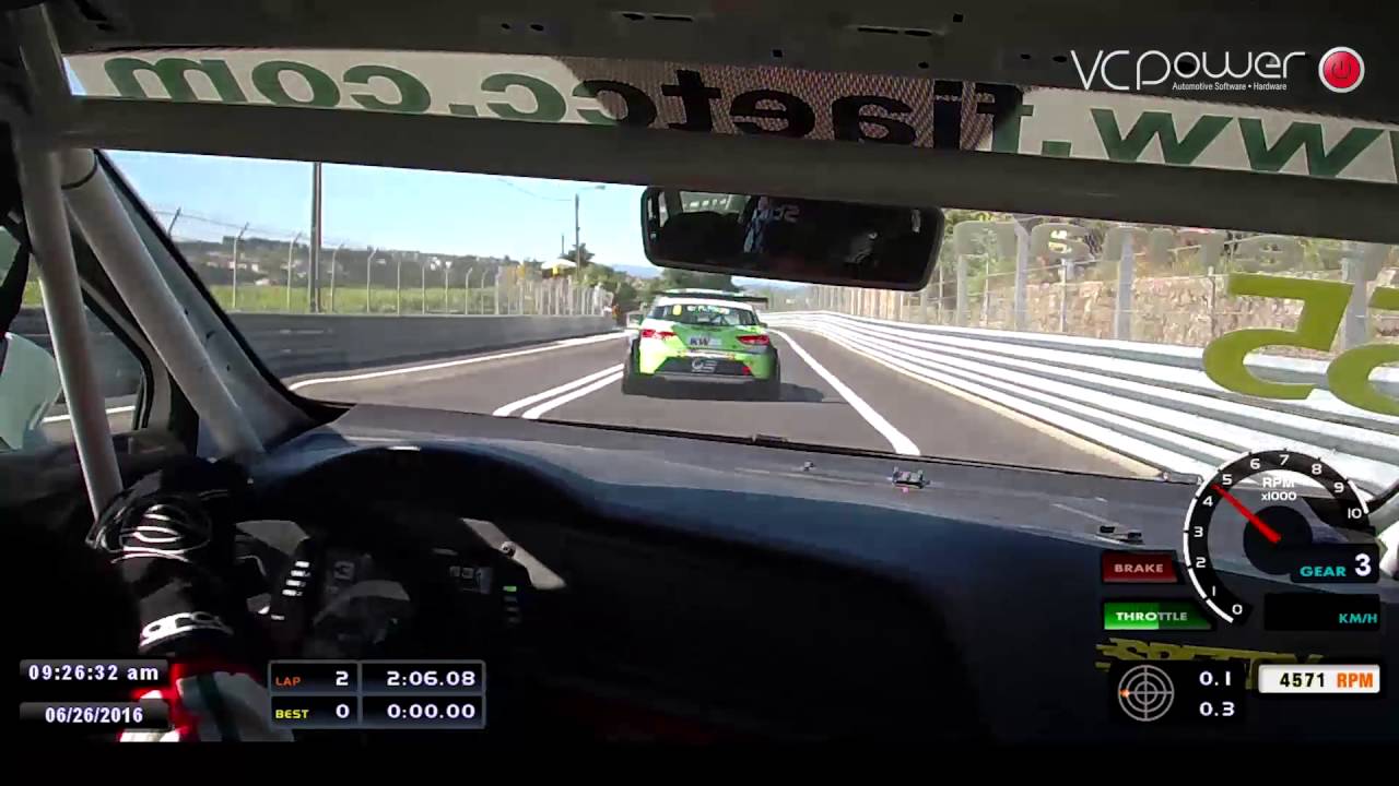 FIA ETCC, Vila Real - Race 1 - M.P. Fernandes (On Board)