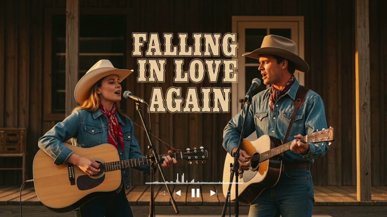 Falling in Love Again | Classic Country Love Songs Will Take You Back to the Cowboy Days 80s
