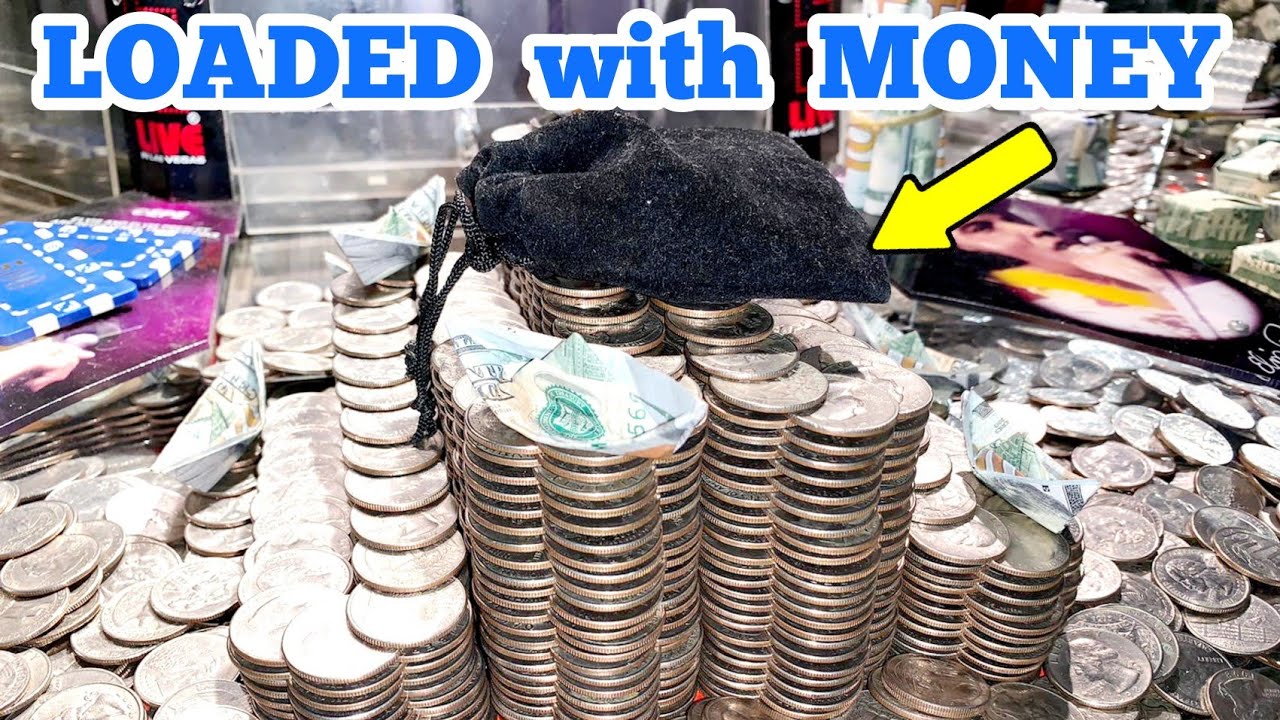 LOADED WITH MONEY ... Playing The High Limit Coin Pusher Jackpot WON MONEY ASMR