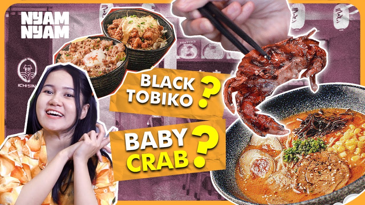 RAMEN TOPING KEPITING ! APA ENAK ?