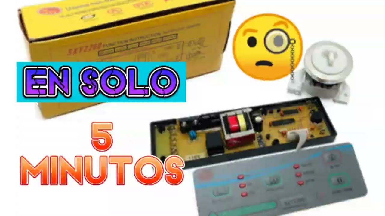 INSTALAR TARJETA UNIVERSAL DE LAVADORA, ELECTROLUX, LG, MABE, SAMSUNG, HACEB...