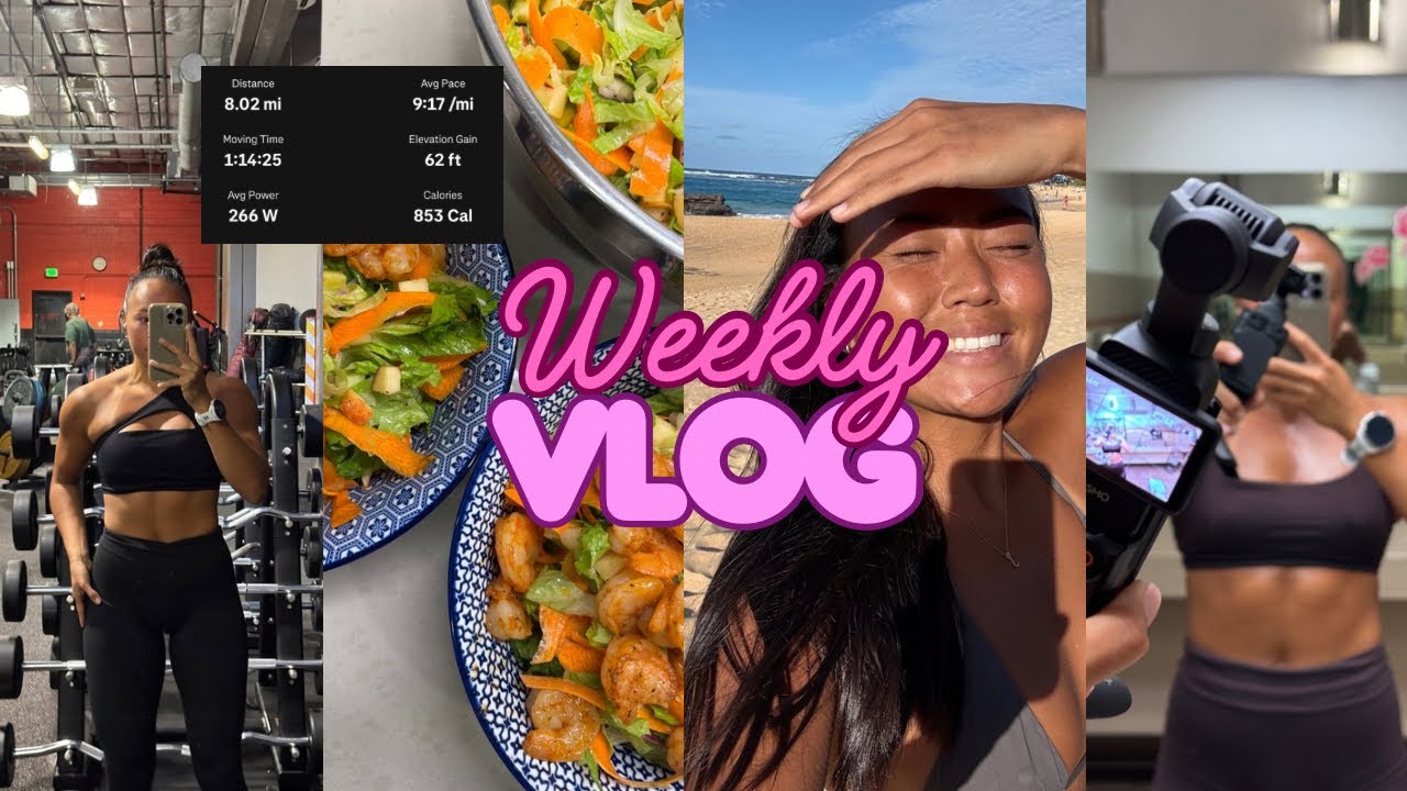 WEEKLY VLOG | adoption struggles, workout with me, surfing, beach days, and more!