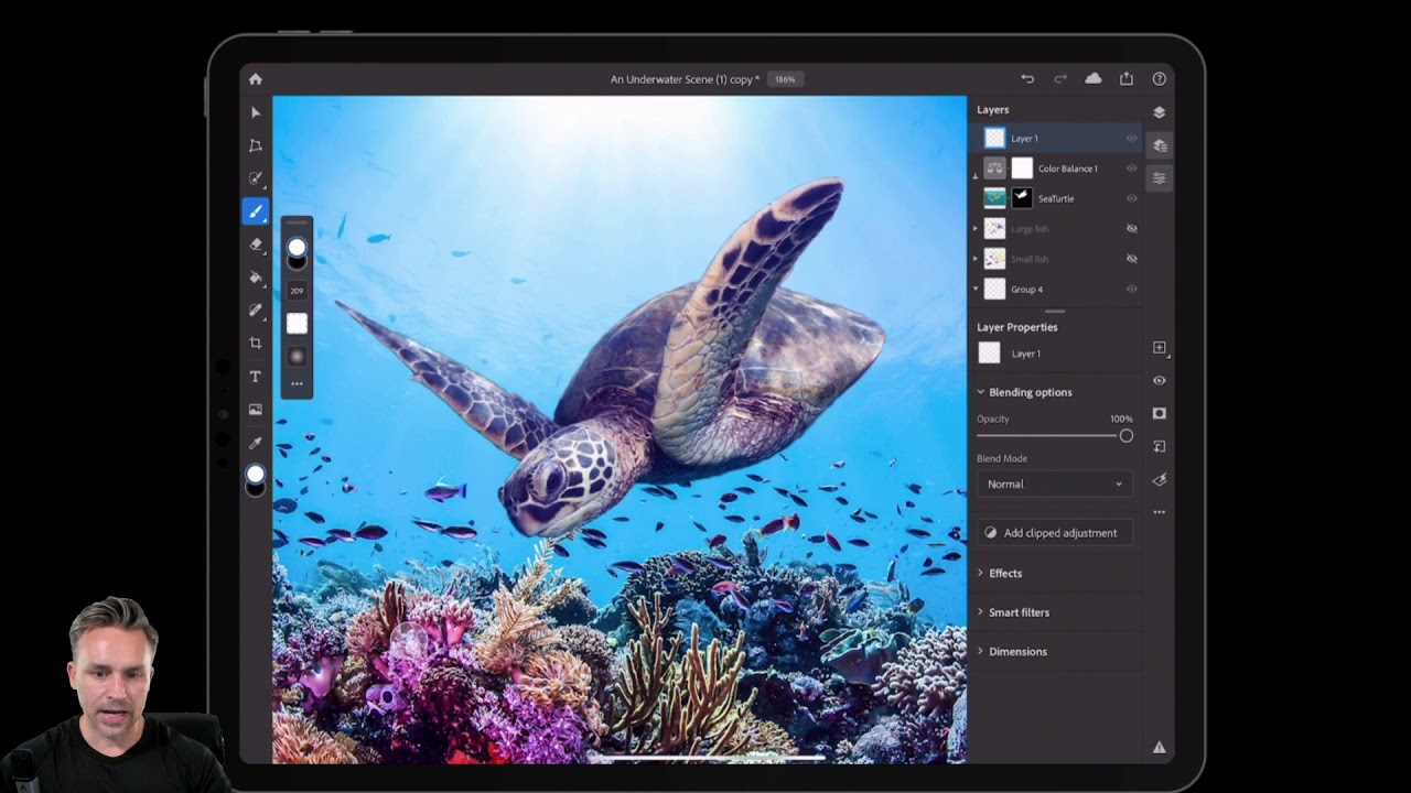 Как использовать Photoshop на iPad