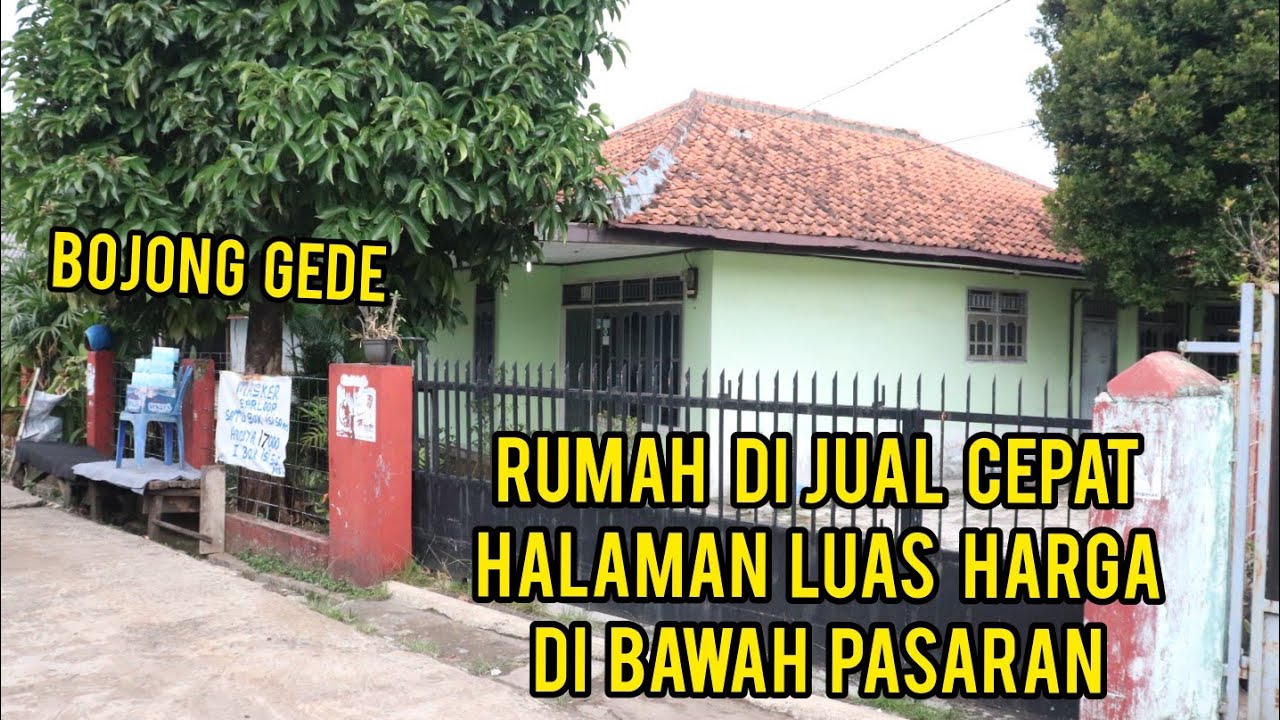 Rumah dijual di bawah harga pasaran lokasi Bojong gede Bogor