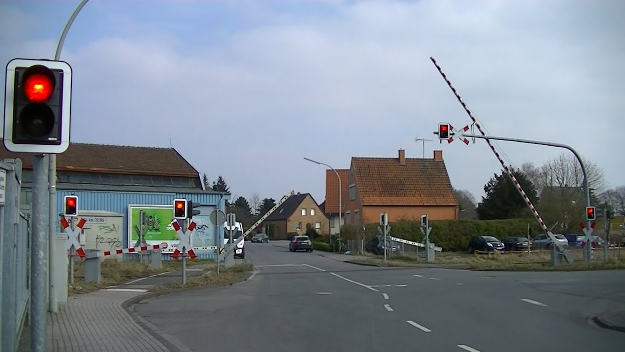Spoorwegovergang Steinfurt-Burgsteinfurt (D) // Railroad crossing // Bahnübergang