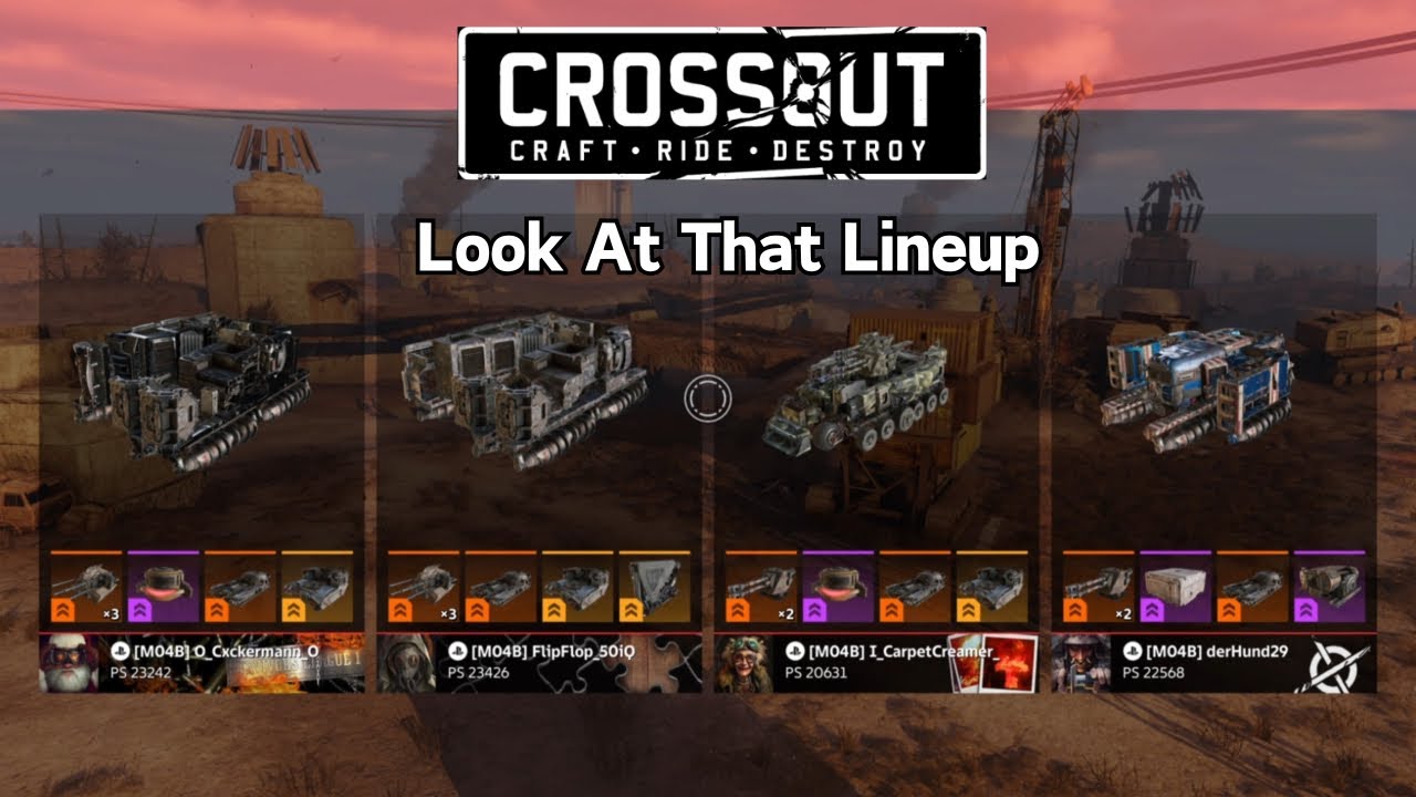 В Crossout эта команда противников просто невероятна.