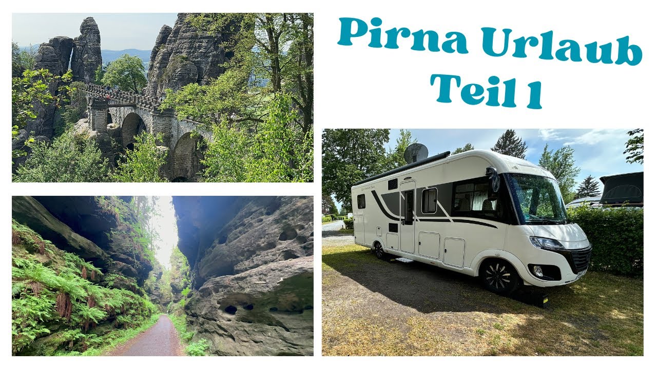 Urlaub in der Sächsischen Schweiz, Pirna Teil 1, Camping, Bastei, Uttewalder Grund