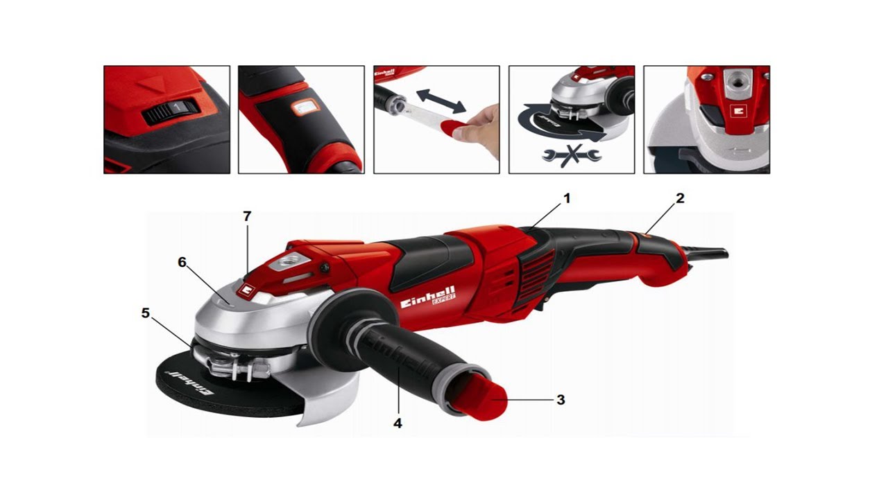 TE-AG 125 CE EINHELL | Ремонт болгарки (УШМ) | PROFI TOOLS