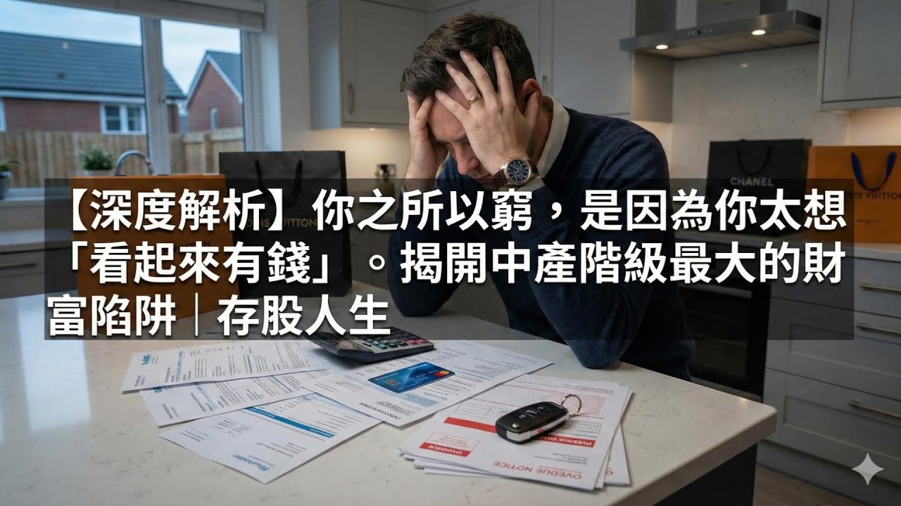【深度解析】你之所以窮，是因為你太想「看起來有錢」。揭開中產階級最大的財富陷阱｜存股人生