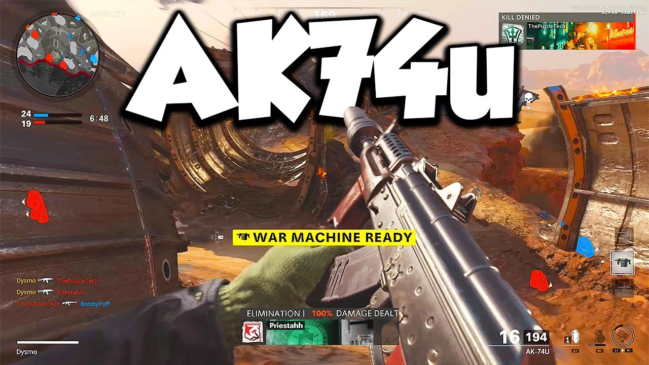 THE NEW AK74u GAMEPLAY! (Call of Duty: Black Ops Cold War Multiplayer)