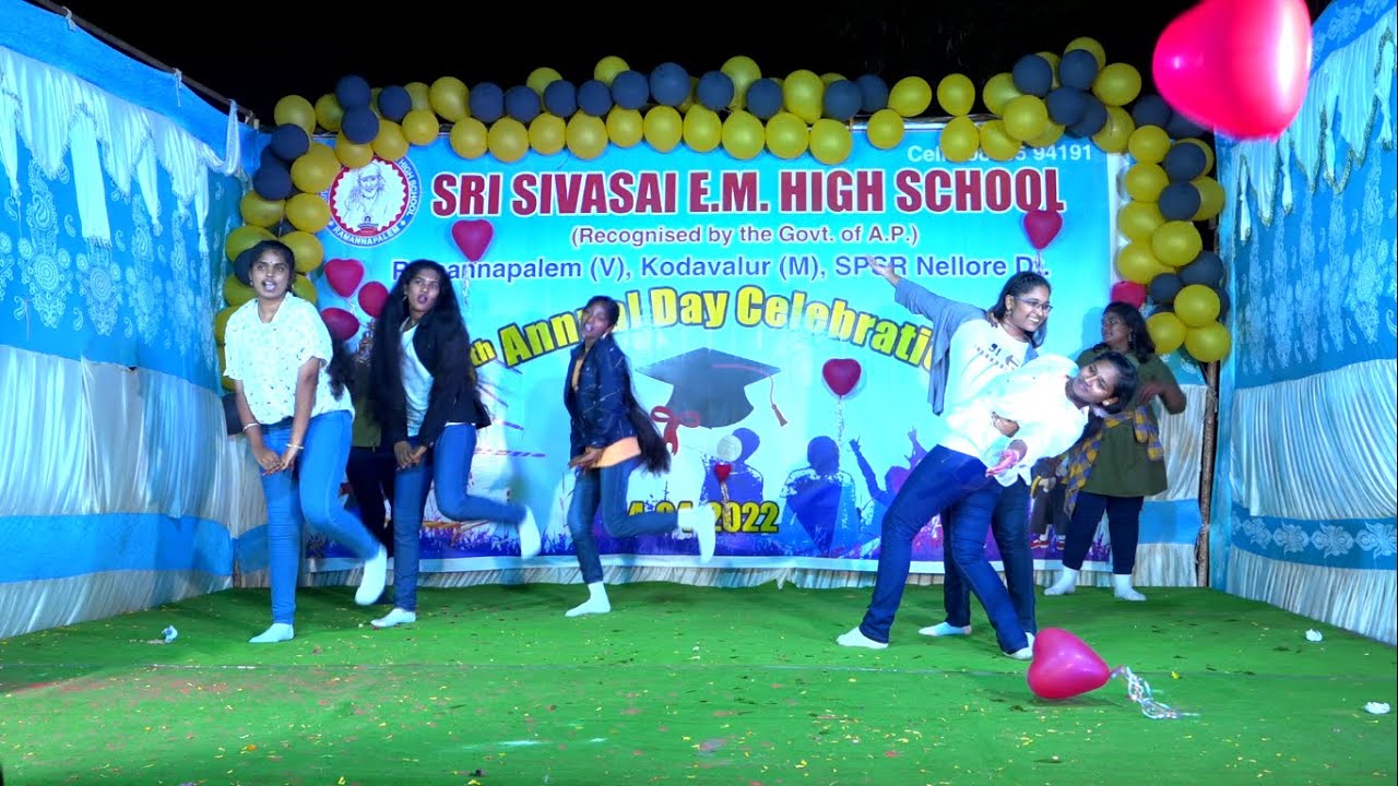 #Mayakirriye - #KachaBadam Song Performance By 10th Class Students || 16th Anniversery Celebrations