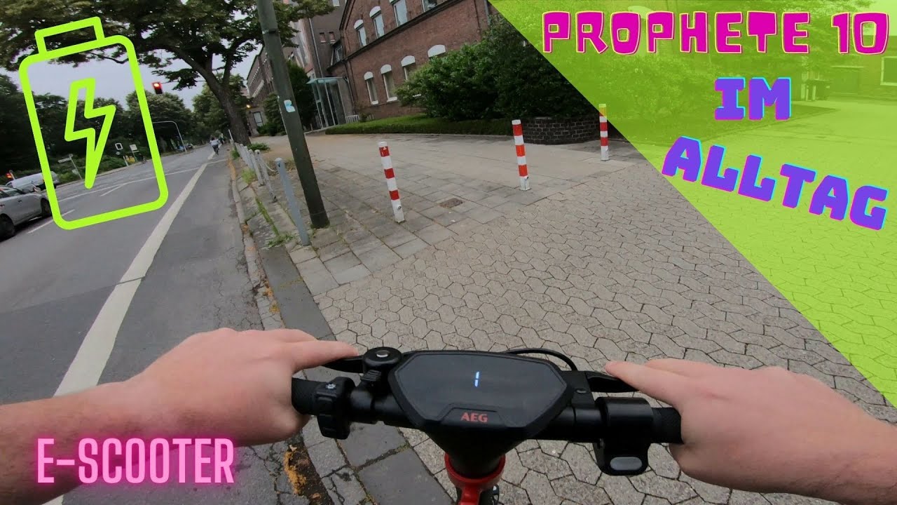 Prophete E Scooter 10 Zoll im Alltag unterwegs │Macht er einen guten Job?