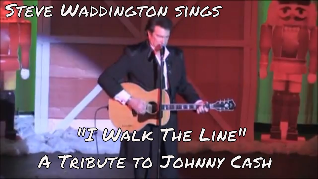 Johnny Cash Tribute Artist Steve Waddington sings 