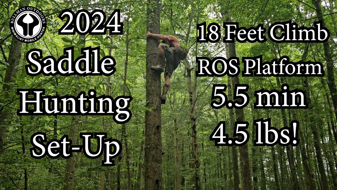 2024 Saddle Hunting Set-Up, 4.5 lbs.- Climbing and Platform