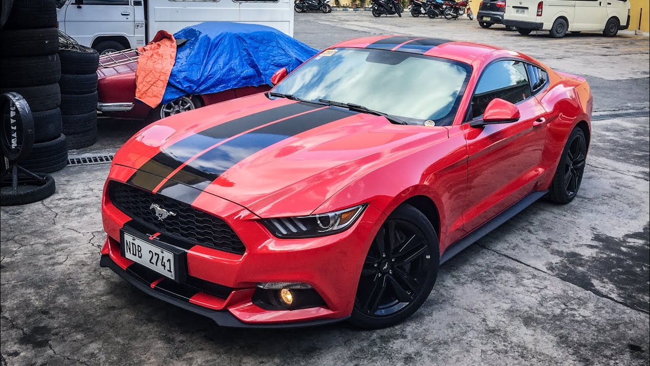 Catback exhaust system on a 2016 2.3 Ford Mustang
