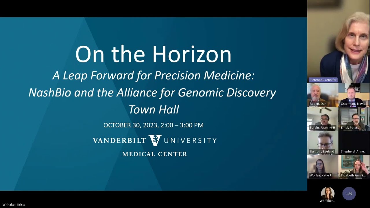On the Horizon&ndash; A Leap Forward in Precision Medicine: NashBio and the Alliance for Genomic Discovery