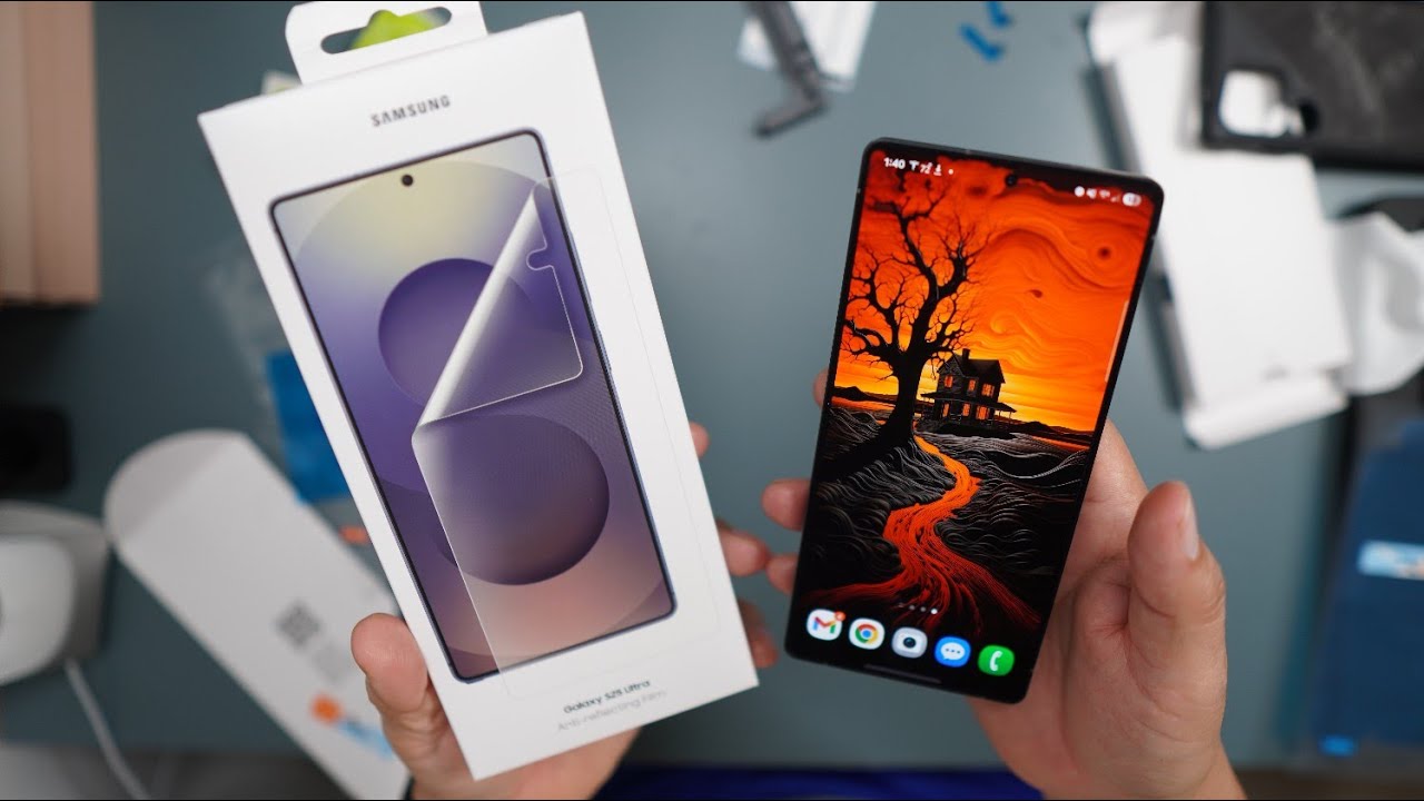 Samsung Galaxy S25 Ultra Anti Reflective Screen Protector How to Install
