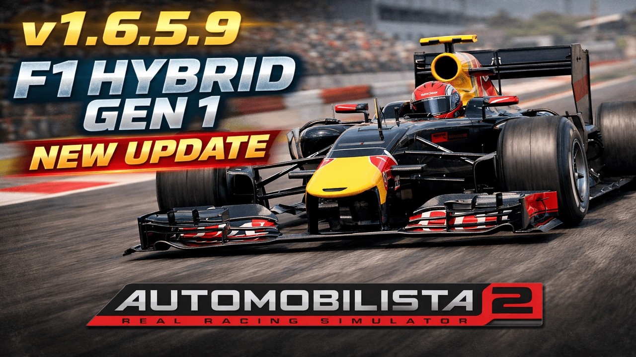 Automobilista 2 | New F1 Hybrid Gen 1 Update 1.6.9.5 | Free F1 DLC