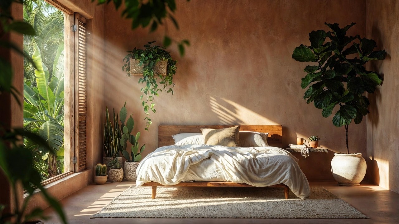 Sunny Morning Lofi ☀️ Cozy Green Bedroom Chillhop for Fresh Focus