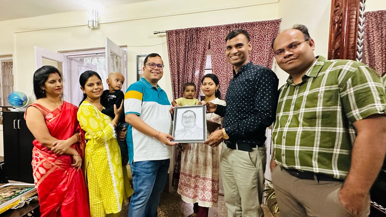 Dsp santosh patel के गुरु। पहली सरकारी नौकरी देने वाले #ifs #officer के पास गये dsp गिफ्ट लेकर।