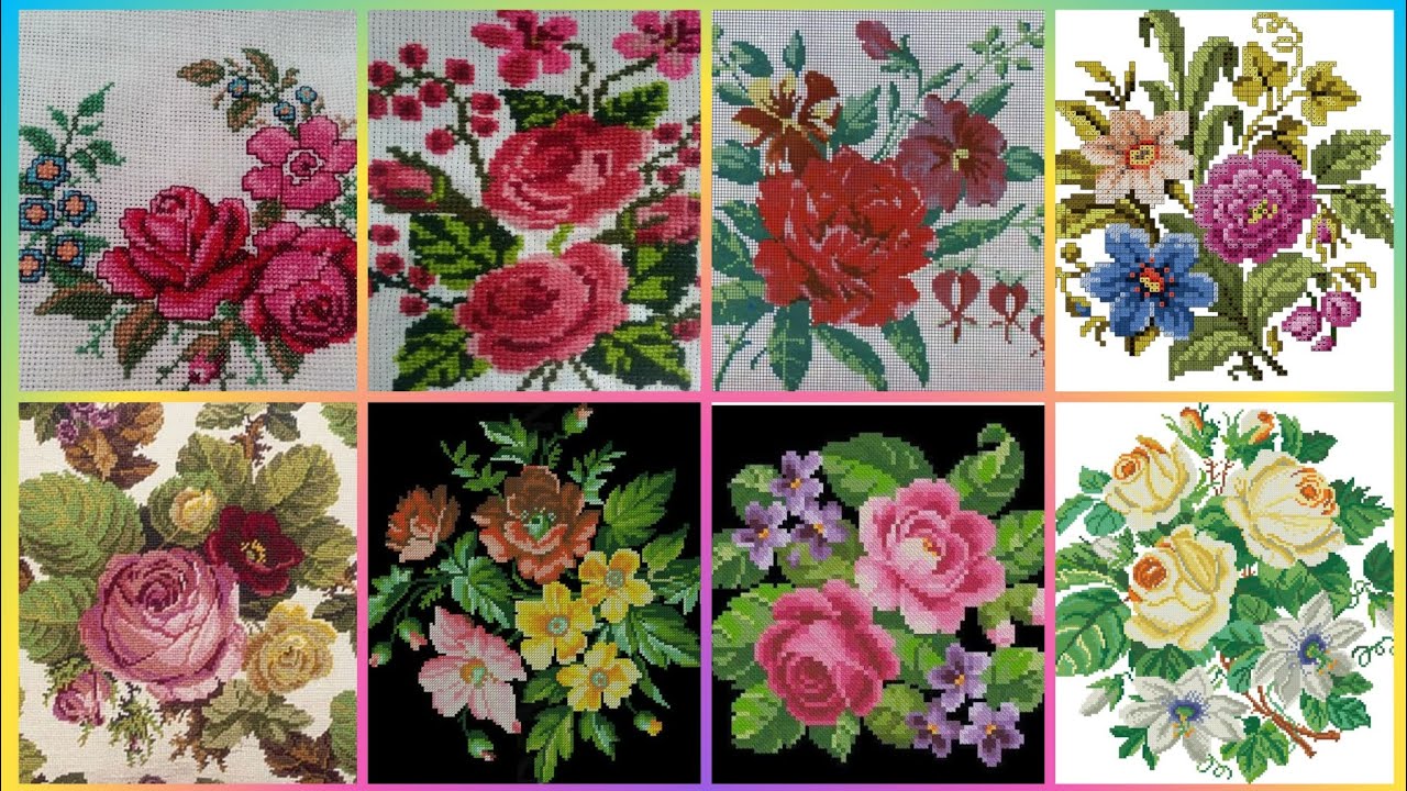 #1 Most Beautiful and Unique New Cross Stitch Patterns For Everything #CrossStitchDesign#Trend