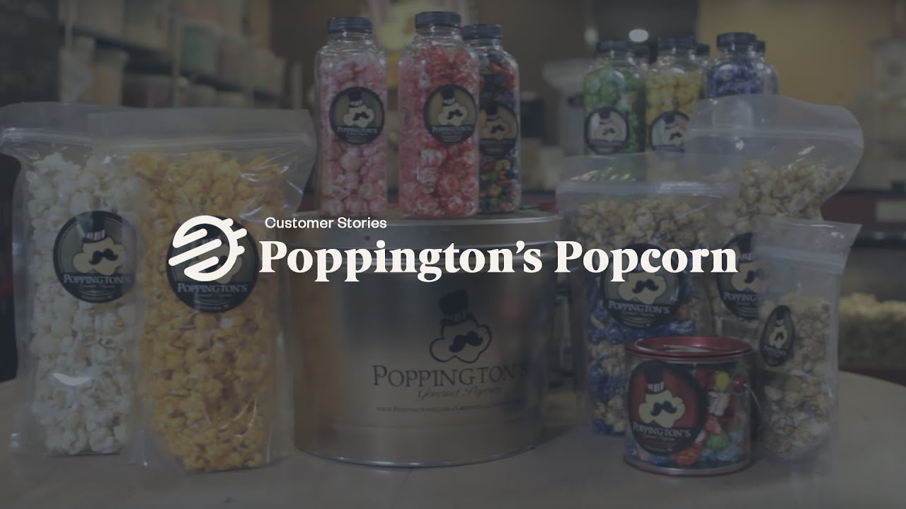 Customer Stories | Custom Labels for Poppington's Gourmet Popcorn