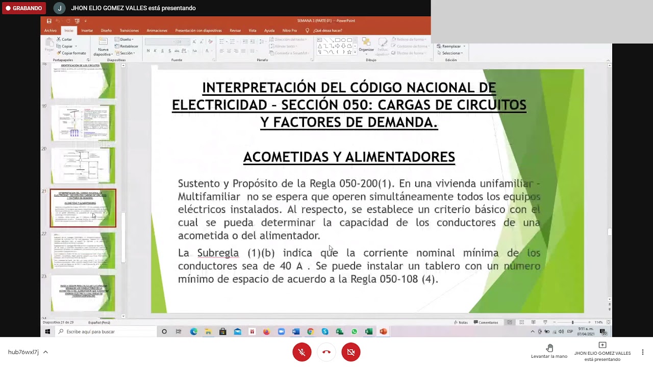 Calculo de máxima demanda 