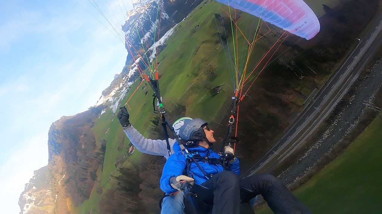 Testflug mit dem neuen Tandemschirm von NOVA, BION 3