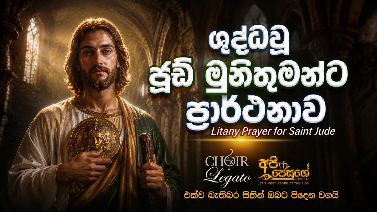 ශුද්ධවූ ජූඩ් මුනිතුමන්ට ප්‍රාර්ථනාව | LITANY PRAYER  OF SAINT JUDE | SINHALA | API JESUGE | 2021