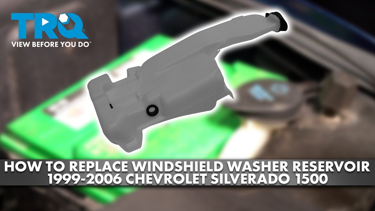 How to Replace Windshield Washer Reservoir 1999-2006 Chevrolet Silverado 1500
