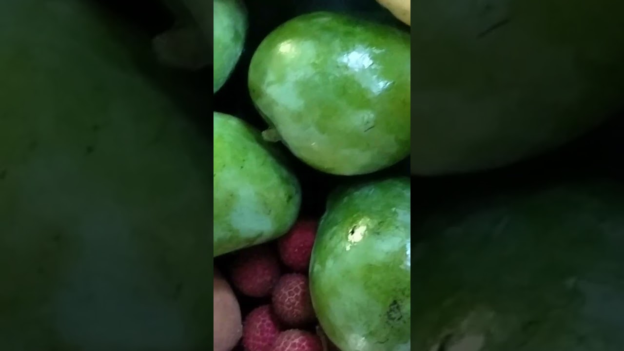 #fruit #mango #lychee #banana