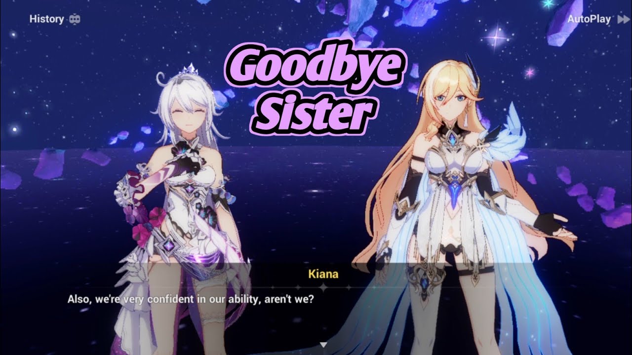 Herrscher Of Finality Kiana Says Goodbye To Her Sister Durandal Full Story In Japanese Honkai Impact