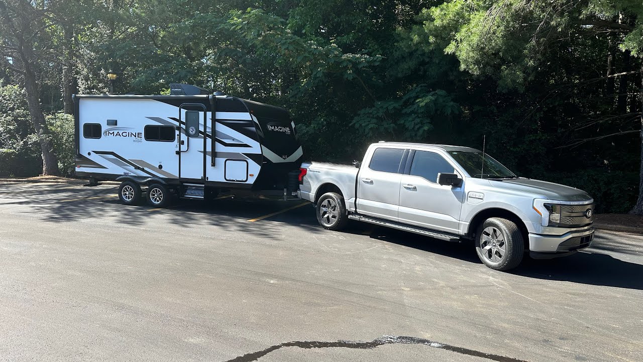 How long will a Ford Lightning power a RV with AC￼ constantly running.