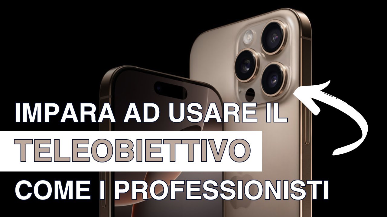 Vuoi usare COME SI DEVE il tuo TELEOBIETTIVO su iPhone? Guarda questo!