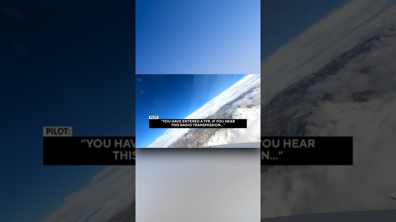Pilots simulate intercepting airspace violators #shorts