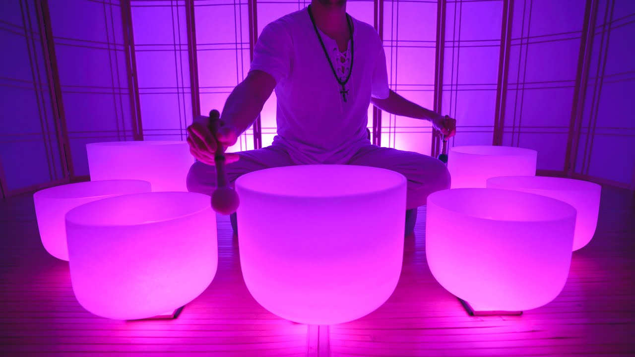 Extra Low Frequency Delta Binaural Beats Singing Bowl Sound Bath for Longer, Deeper Sleep 💜